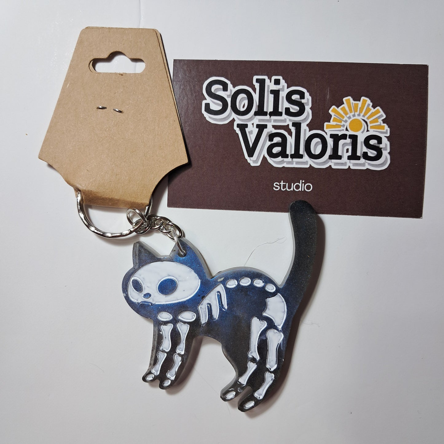 Skull kitty keychains