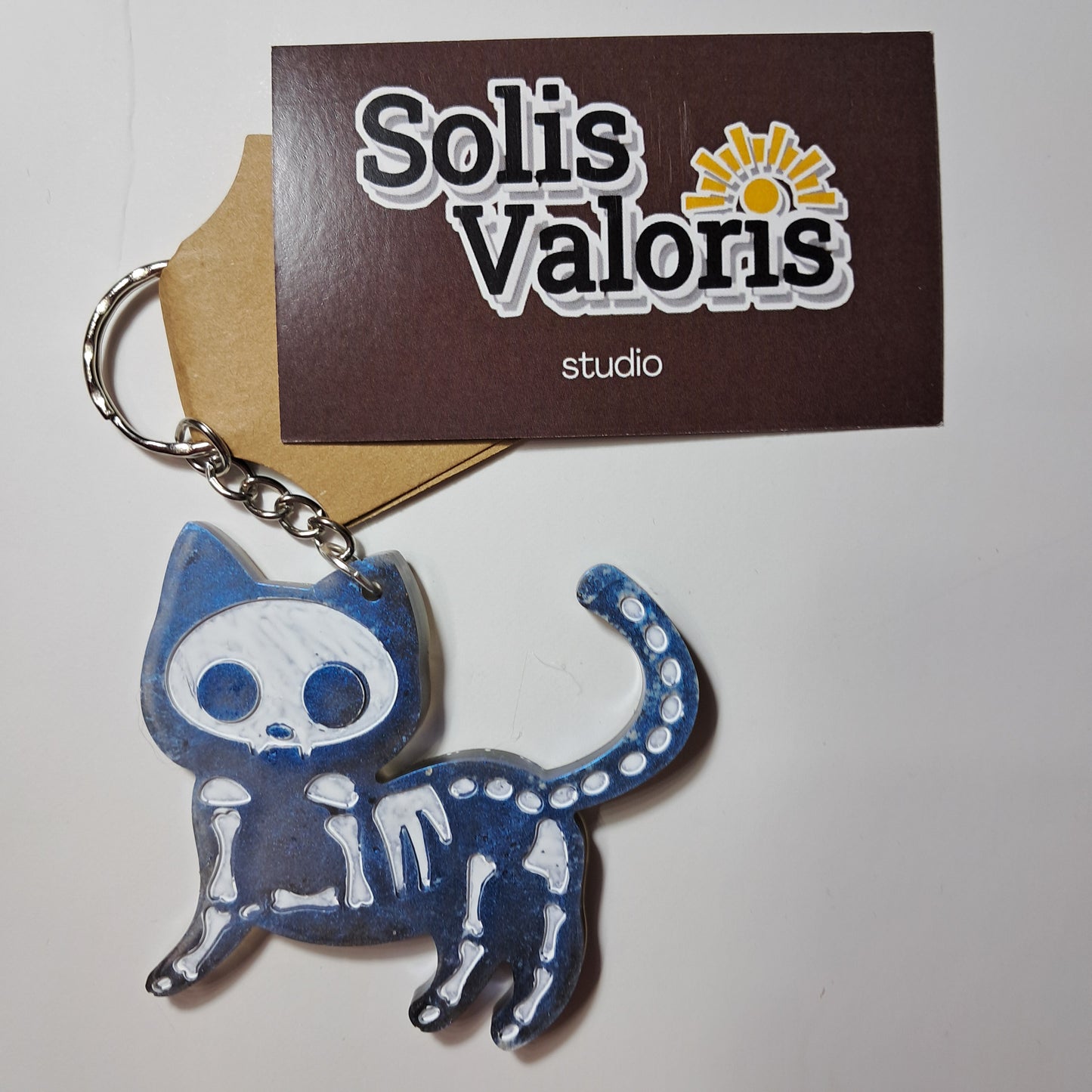 Skull kitty keychains
